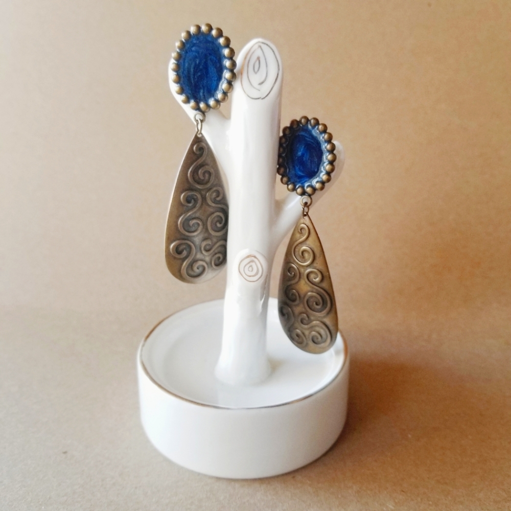WOMENS VINTAGE STYLE DROP DANGLE EARRINGS